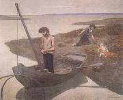 Pierre Puvis de Chavannes The Poor Fisherman (mk09) Spain oil painting artist